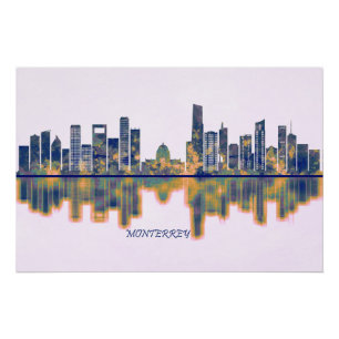 Póster Esquina de Monterrey