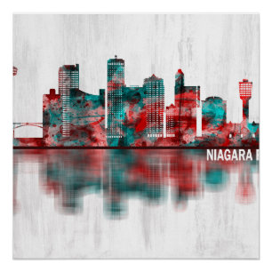 Póster Esquina de Niagara Falls Canada