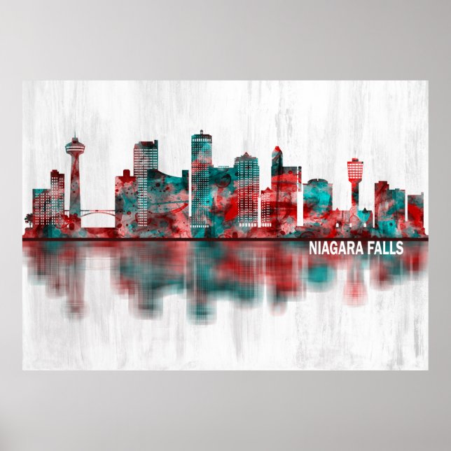 Póster Esquina de Niagara Falls Canada (Frente)