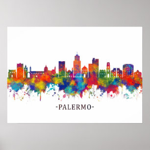 Póster Esquina de Palermo Italia