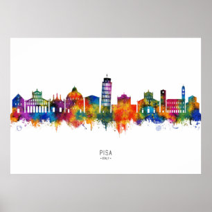 Póster Esquina de Pisa Italia