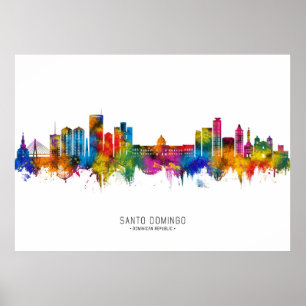 Póster Esquina de Santo Domingo República Dominicana