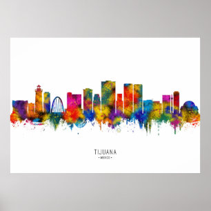 Póster Esquina de Tijuana México