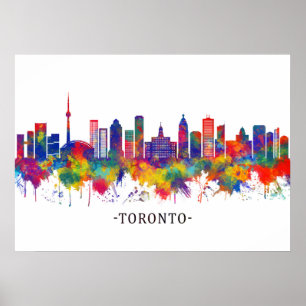 Póster Esquina de Toronto Canadá