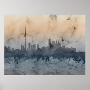 Póster Esquina de Toronto Canadá