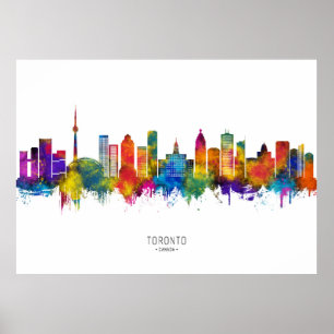 Póster Esquina de Toronto Canadá