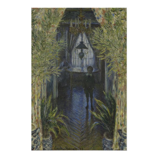 Póster Esquina del apartamento por Claude Monet (Anverso)