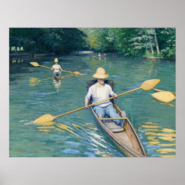 Póster Esquinas de Gustave Caillebotte (Frente)