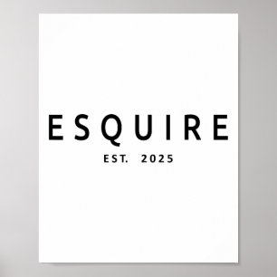 Póster Esquire Est. 2025