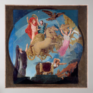 Póster Esquisse pour l'Hôtel de Ville de Paris : Apothéos