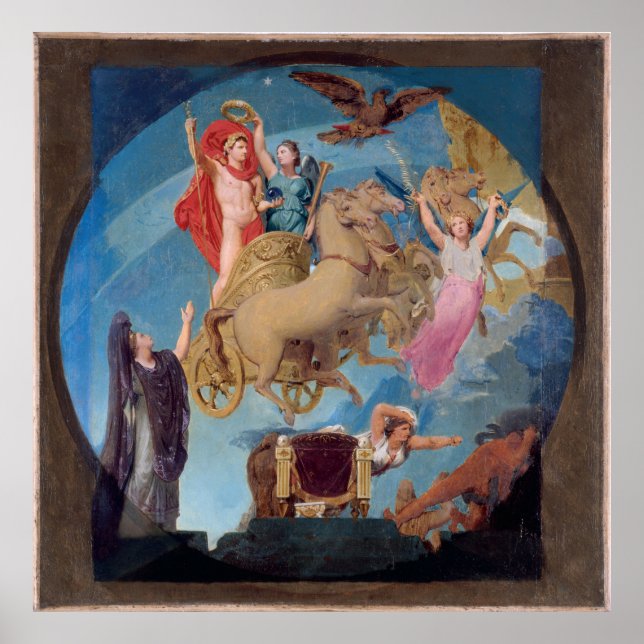 Póster Esquisse pour l'Hôtel de Ville de Paris : Apothéos (Frente)