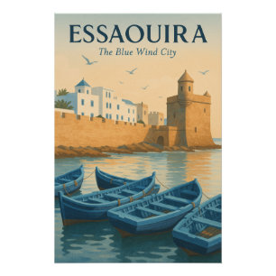 Póster ESSAOUIRA – La Ciudad del Viento Azul