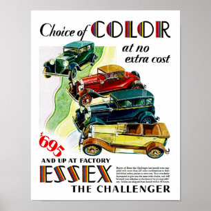 Póster Essex El Automóvil Challenger