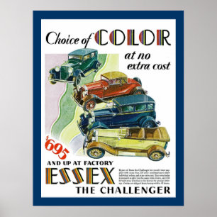 Póster Essex El Automóvil Challenger