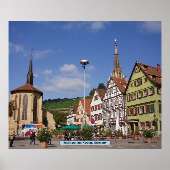 Póster Esslingen am Neckar, Alemania (Frente)