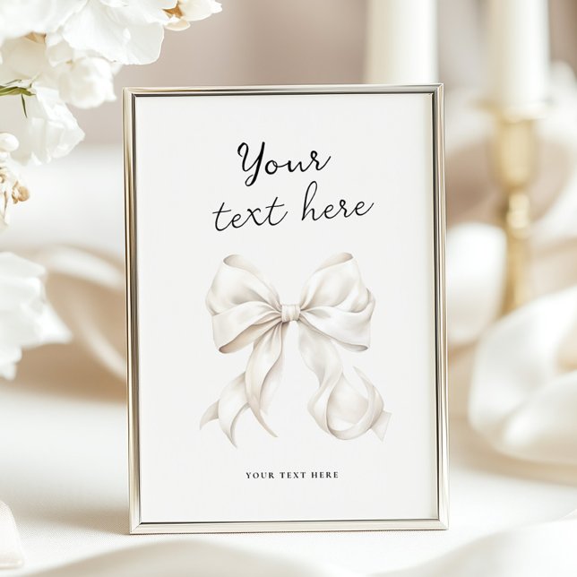 Póster Está atando el Rótulo de la ducha de novia Knot (Subido por el creador)