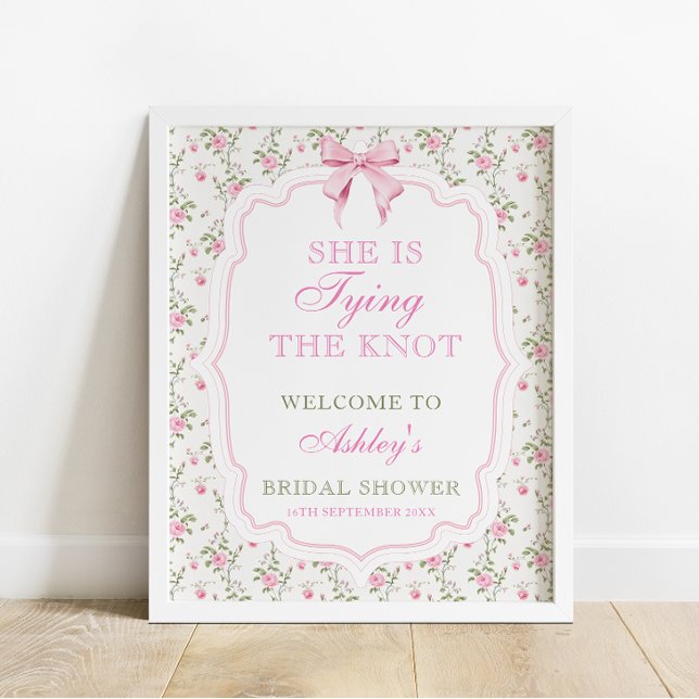 Póster Está atando la bienvenida a la ducha de novia de K (Subido por el creador)