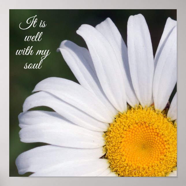 Póster Está bien con mi Poster de la margarita de Soul Of (Frente)