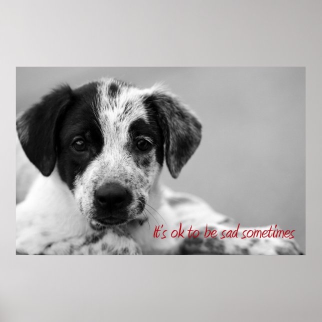 Póster Está bien estar triste (Frente)
