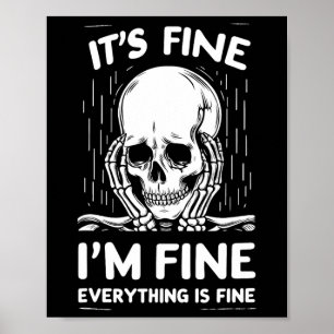 Póster Está bien, estoy bien, todo está bien.