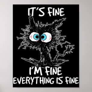 Póster Está bien, estoy bien, todo está bien.