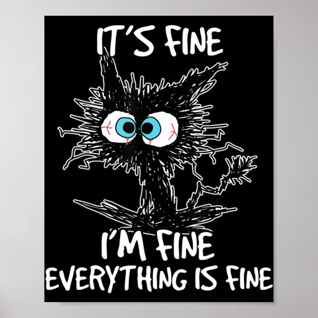 Póster Está bien, estoy bien, todo está bien. (Frente)