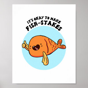 Póster Está bien hacer Poster de apuestas de peces