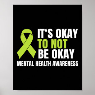 Póster Está Bien No Estar Bien La Cinta De Salud Mental