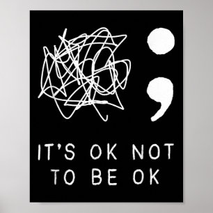 Póster Está Bien No Estar Bien La Conciencia De La Preven