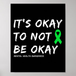 Póster Está Bien No Estar Bien La Salud Mental