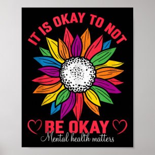 Póster Está Bien No Estar Bien Salud Mental S Tank Top