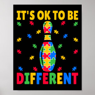Póster Está bien ser diferente - Awa, amante de los bolos