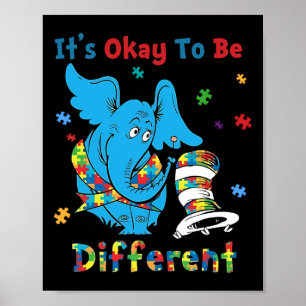 Póster Está bien ser el diferente autismo