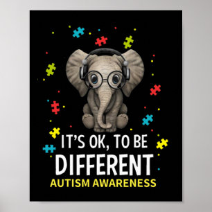 Póster Está bien ser un elefante para la conciencia del a
