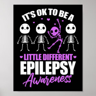 Póster Está Bien Ser Un Poco Diferente Conciencia Sobre L