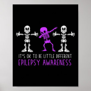 Póster Está Bien Ser Un Poco Diferente De Conciencia De L