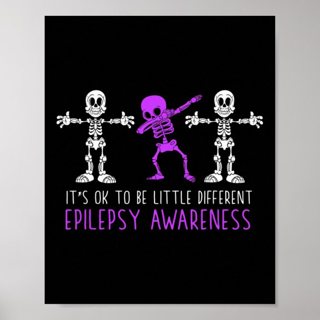 Póster Está Bien Ser Un Poco Diferente De Conciencia De L (Frente)