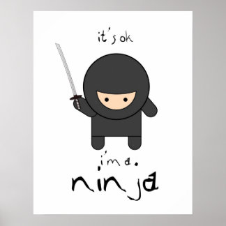 Póster está bien, soy un ninja