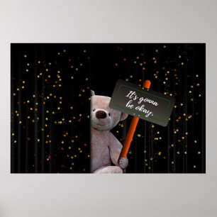 Póster Está bien Teddy Bear