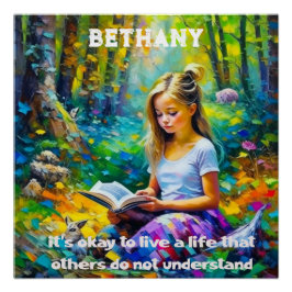 Póster Está bien vivir una vida que otros no entienden