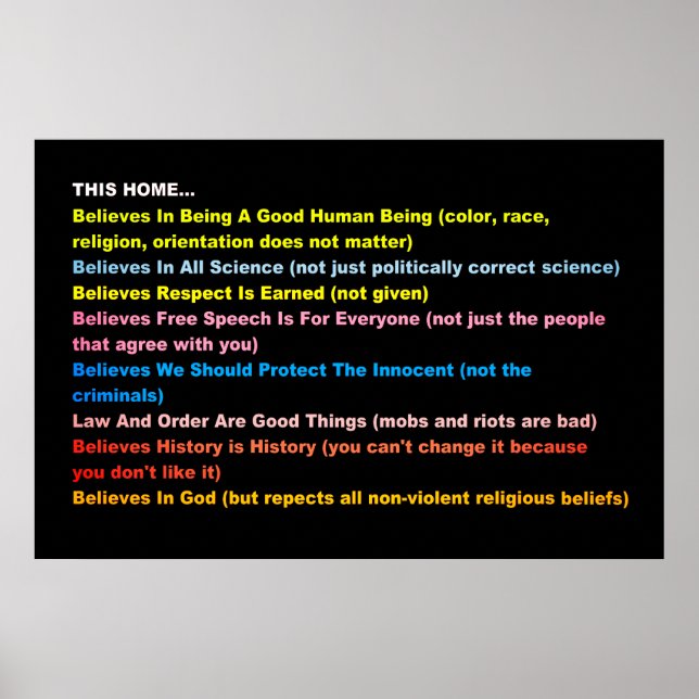 Póster Esta Cámara cree (Frente)