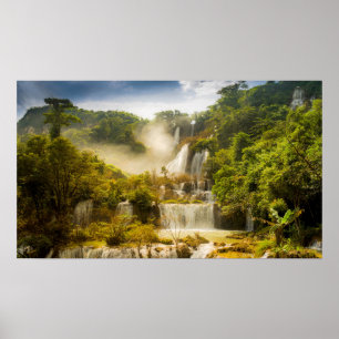 Póster Esta cascada de Lor Su   Tailandia