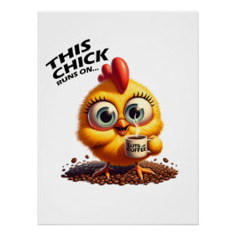 Póster Esta Chica Se Corre... Café