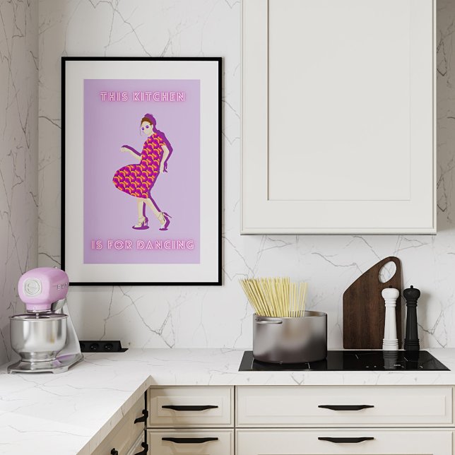 Póster Esta cocina es para bailar Poster de una mujer púr (Subido por el creador)