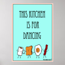 Esta cocina es para el Poster bailarín