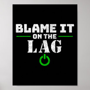Póster Está en el regalo de juego de retraso divertido vi