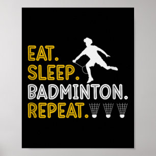 Póster Está En Mi Dna Badminton Shuttle Badminton P