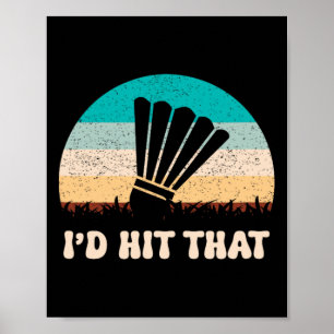 Póster Está en mi juego Dna Dminton Shuttle Racket Dminto