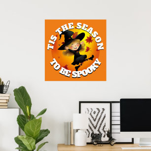 Póster Esta es la bruja feliz de la temporada