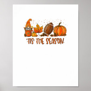 Póster Esta Es La Calabaza De Otoño Del Fútbol De Tempora